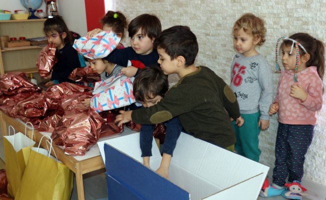 Miniklerden Zeytin Dalı Harekatı'na destek