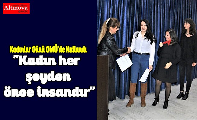 8 Mart Dünya Kadınlar Günü OMÜ'de Kutlandı