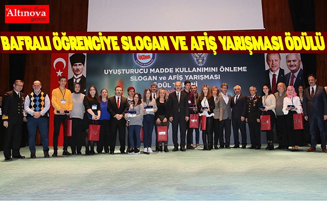 BAFRALI ÖĞRENCİYE SLOGAN VE AFİŞ YARIŞMASI ÖDÜLÜ