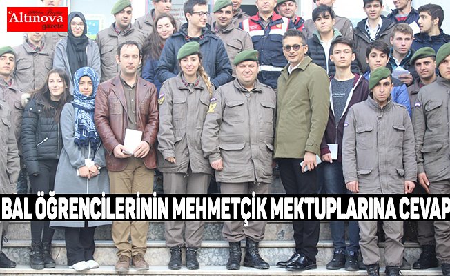 BAL ÖĞRENCİLERİNİN MEHMETÇİK MEKTUPLARINA CEVAP