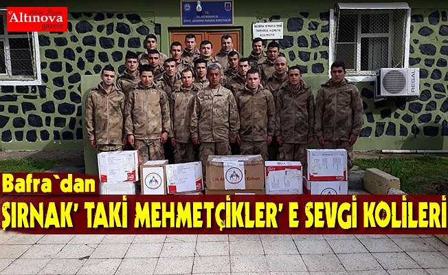 KIZILIRMAK ANAOKULU' NDAN ŞIRNAK' TAKİ MEHMETÇİKLER' E SEVGİ KOLİLERİ