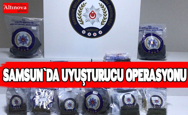 Samsun ve İstanbul'daki uyuşturucu operasyonu