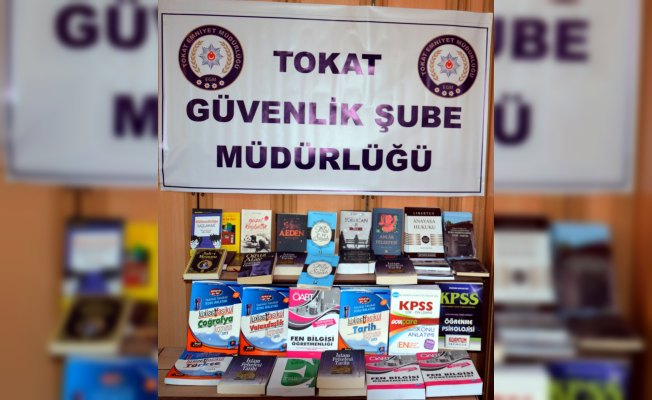 Tokat'ta korsan kitap ele geçirildi