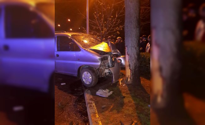 Ünye'de trafik kazası: 1 yaralı