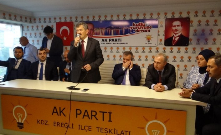 AK Parti Zonguldak milletvekili adayları Ereğli'de