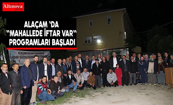 Alaçam 'da "Mahallede İftar Var" Programları Başladı