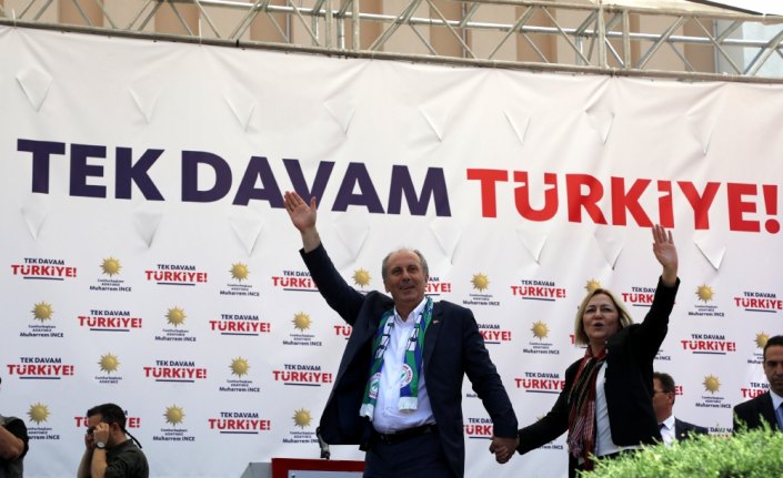 CHP'nin cumhurbaşkanı adayı İnce, Rize'de