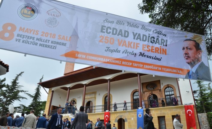 Vakıf Haftası ve Restorasyonu Tamamlanan 250 Eserin Toplu Açılışı