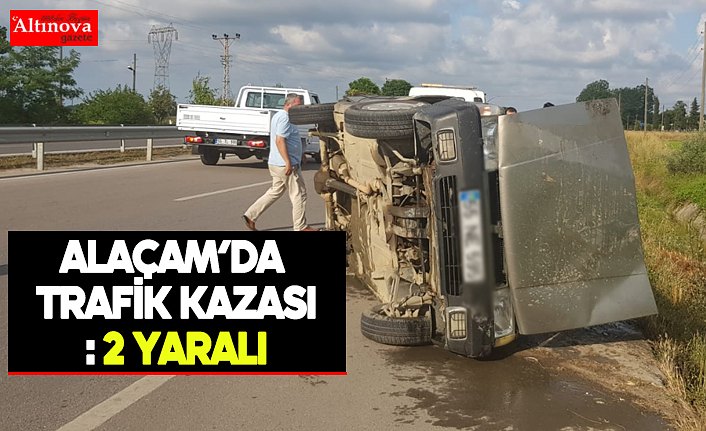 Alaçam’da trafik kazası: 2 yaralı