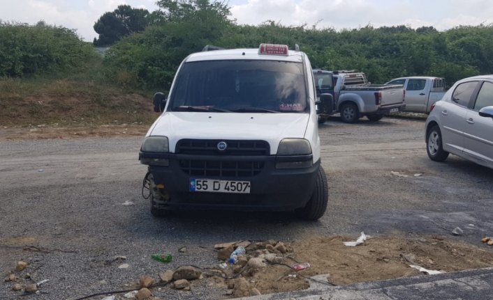 Bafra'da otomobil motosikletle çarpıştı: 1 yaralı