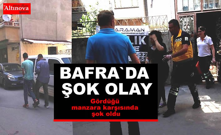 Gördüğü manzara karşısında şok oldu