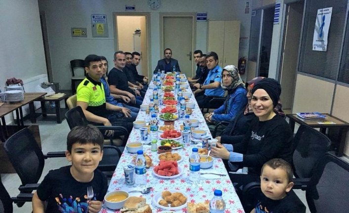 Kaymakam Altun, polislerle iftarda buluştu