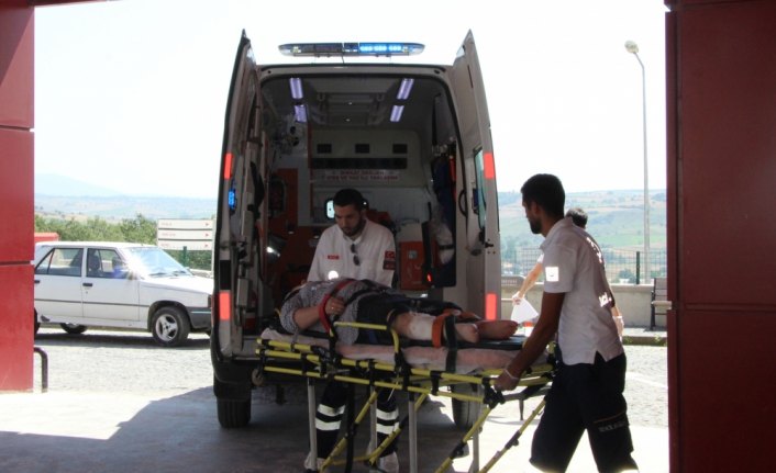 Samsun'da minibüs yol kenarındaki ağaçlara çarptı: 5 yaralı
