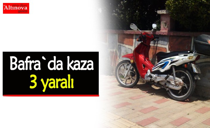 Bafra`da kaza: 3 yaralı