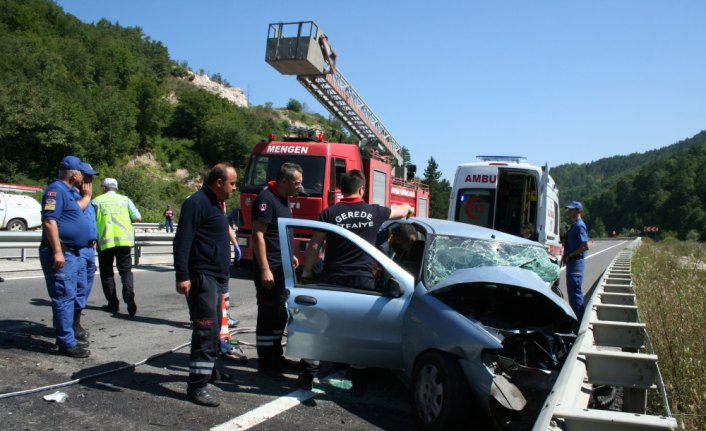 LPG tankeriyle otomobil çarpıştı: 1 ölü