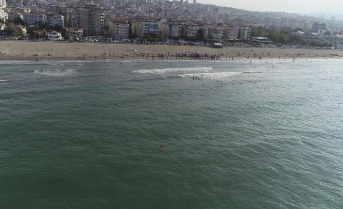 Samsun'da serinlemek için denize giren genç boğuldu