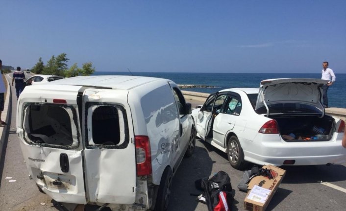 Samsun'da trafik kazası: 8 yaralı