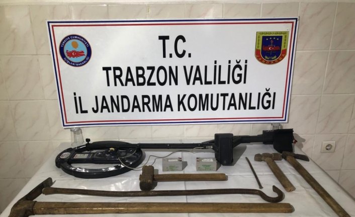 Trabzon'da kaçak kazı operasyonu