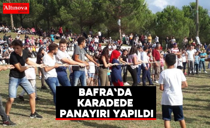 Bafra'da Karadede Panayırı yapıldı