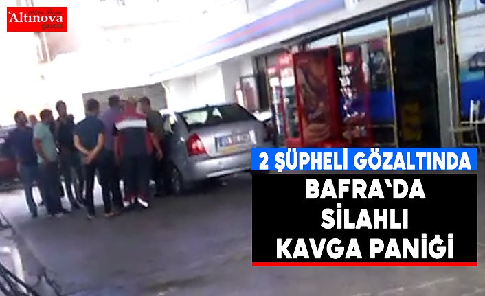 Bafra`da silahlı kavga : 2 gözaltı