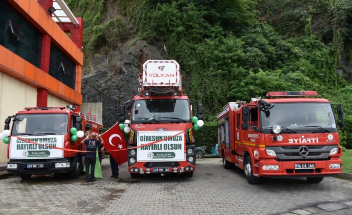 Giresun Belediyesi iki itfaiye aracı aldı