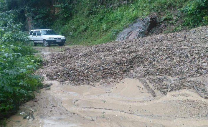 Giresun'da şiddetli yağış