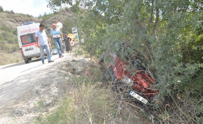 Hanönü'nde trafik kazası: 2 yaralı