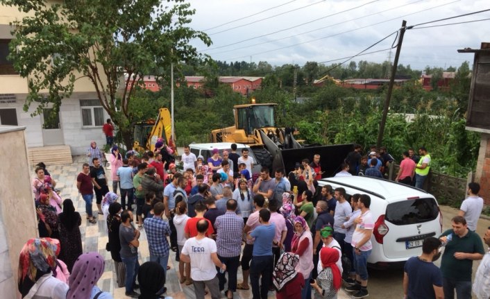 Ordu'da mahsur kalan 165 işçi kurtarıldı