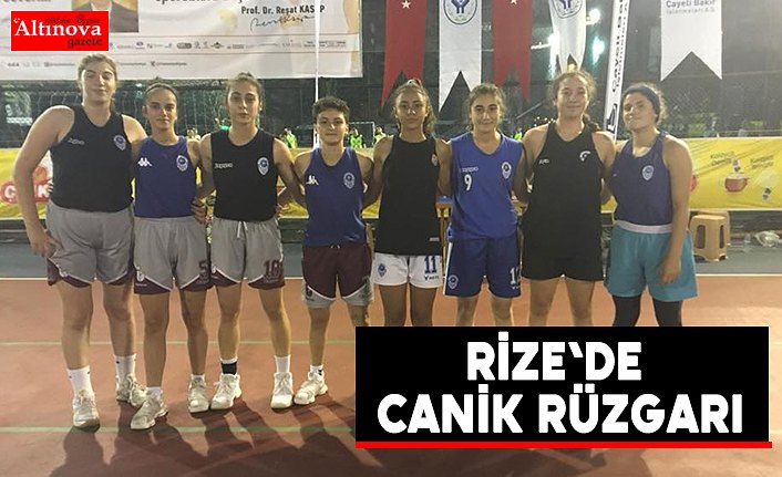 Rize'de Canik rüzgarı