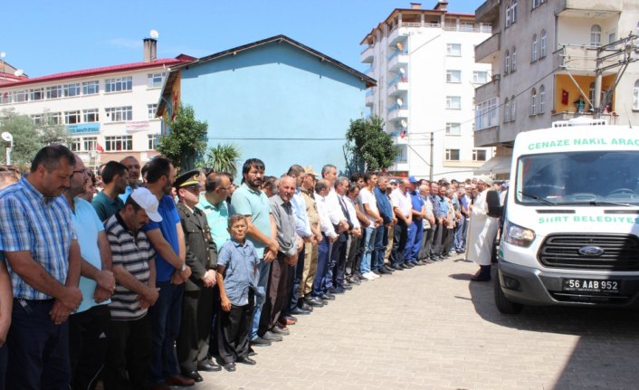 Siirt'te kaza yapan uzman onbaşı toprağa verildi