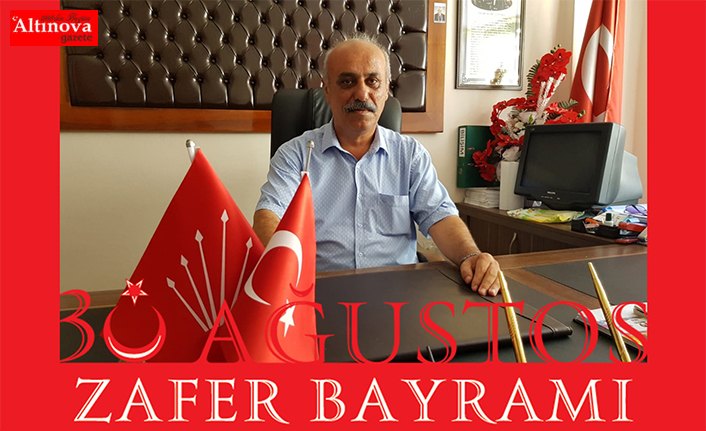 VAHİT PERÇİN`DEN 30 AĞUSTOS ZAFER BAYRAMI MESAJI