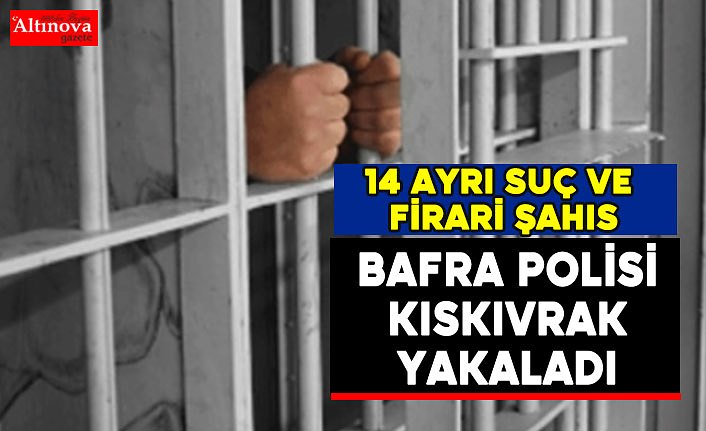 Bafra polisi kıskıvrak yakaladı