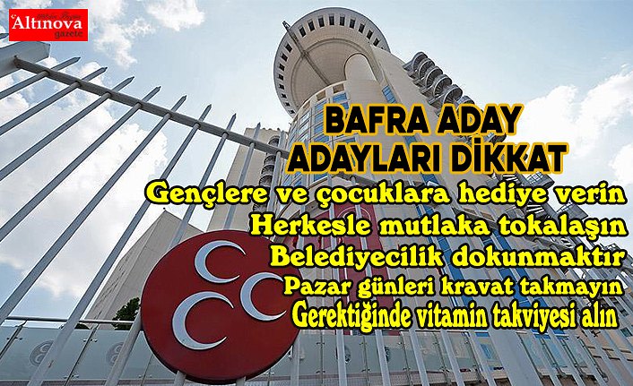 MHP adaylara seçim kitapçığı hazırladı