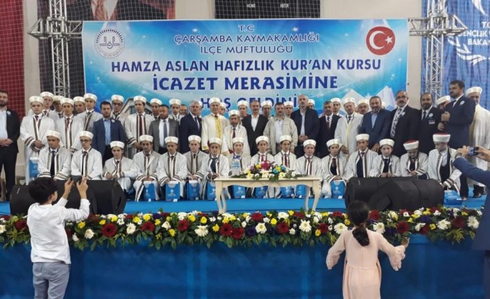 Çarşamba'da icazet merasimi