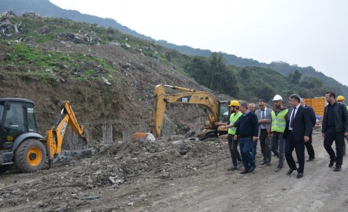 Ereğli'de çöp döküm alanının rehabilitasyon çalışmaları