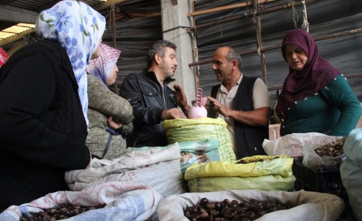 Kışın vazgeçilmezi kestane pazara indi