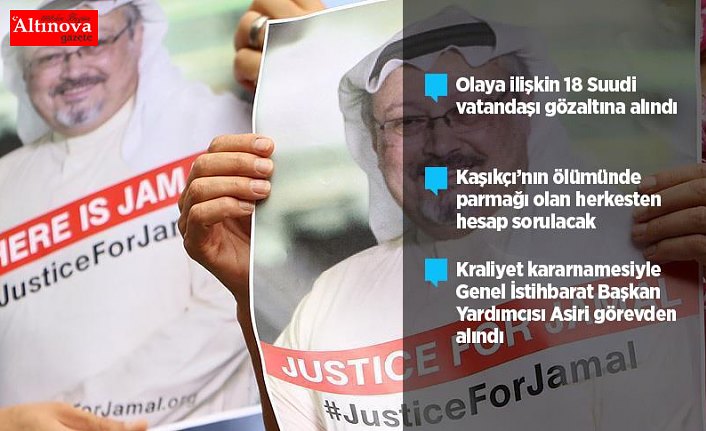 Suudi Arabistan, Kaşıkçı'nın konsoloslukta öldüğünü itiraf etti