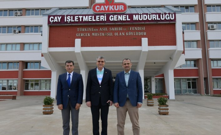 ÇAYKUR Genel Müdürü Yüce'ye ziyaret