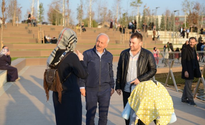 Çorum'daki Kentpark'a ziyaretçi akını