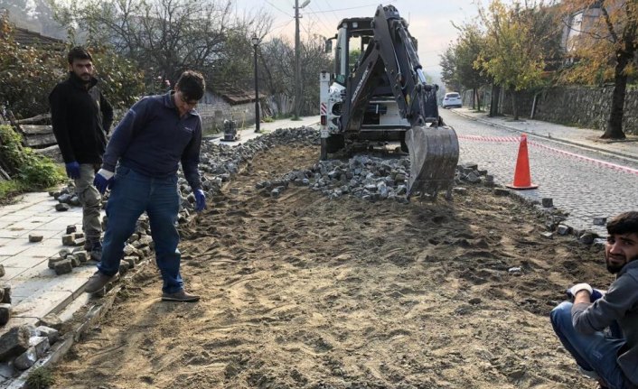 Düzce'de yollarda kışa hazırlık