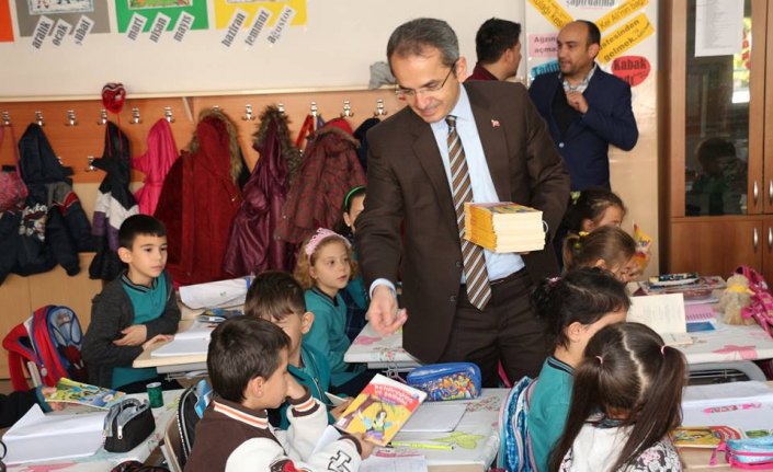 Kaymakam Pişkin'in okul denetimi