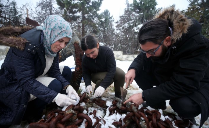 Ağa takılan tarihi çapa su altına ışık olacak