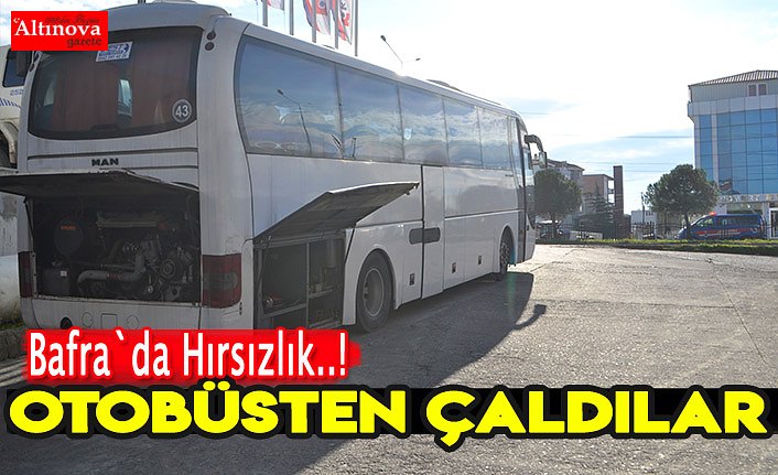 Bafra`da hırsızlık