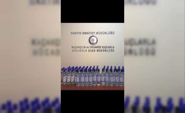 Bartın'da kaçak ve sahte içki ele geçirildi