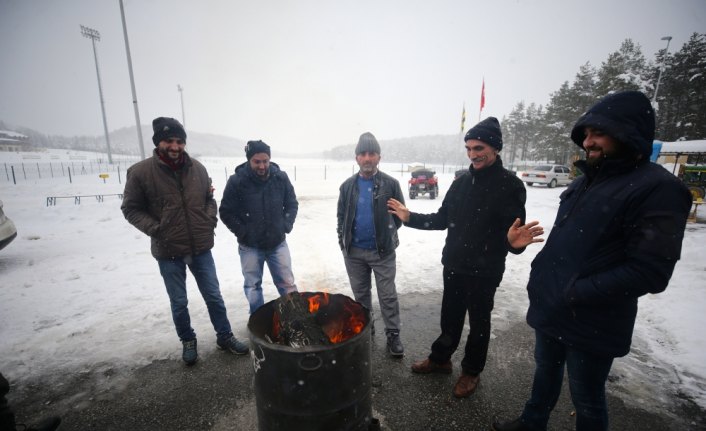 Düzce'nin yaylalarında yeşil ve beyazın ahengi