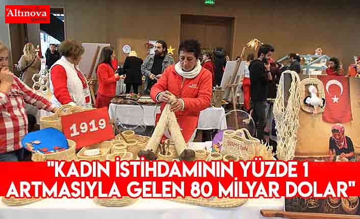 "Kadın istihdamının yüzde 1 artmasıyla gelen 80 milyar dolar"