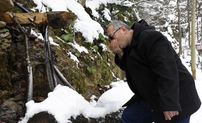 Örümcek Ormanları'nda kar güzelliği