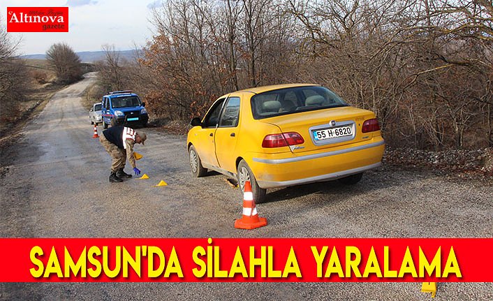 Samsun'da silahla yaralama