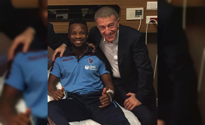 Trabzonsporlu futbolcu Onazi ameliyat edildi