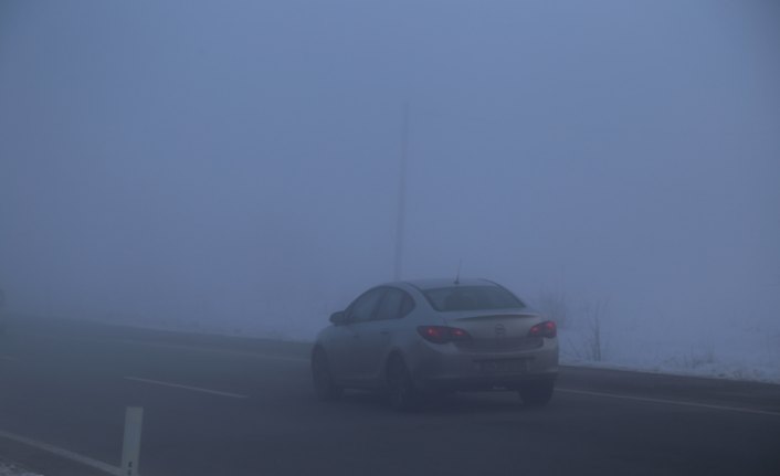 Ilgaz Dağı'nda sis ulaşımı olumsuz etkiliyor